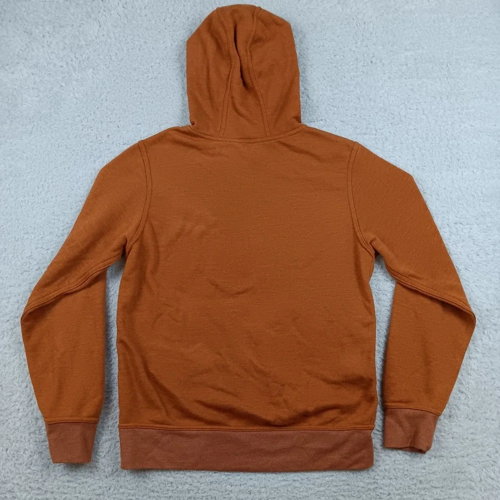 The North Face Hoodie Pullover Mens M Brown Logo Graphic Fleece